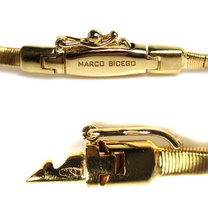 MARCO BICEGO K18YG イエローゴールド マルコビチェゴ マラケシュ ブレスレット 5.9g 18cm ユニセックス【中古】