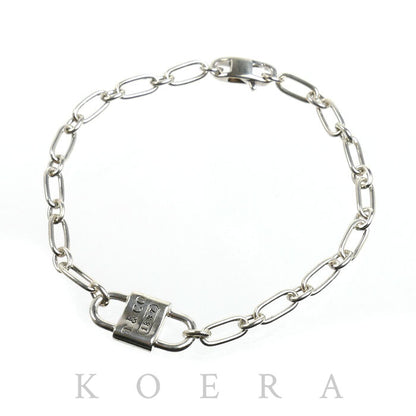 TIFFANY&Co. ティファニー シルバー925 スモール ダブルロック 1837 ブレスレット 73248779 6.3g レディース【中古】