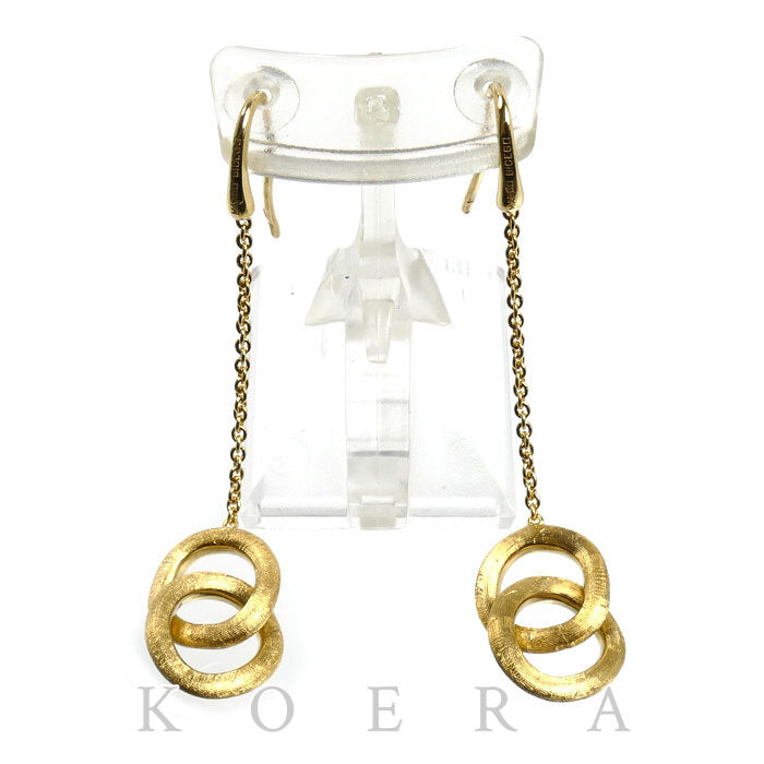 MARCO BICEGO K18YG イエローゴールド マルコビチェゴ マラケシュ ピアス 3.9g レディース【中古】