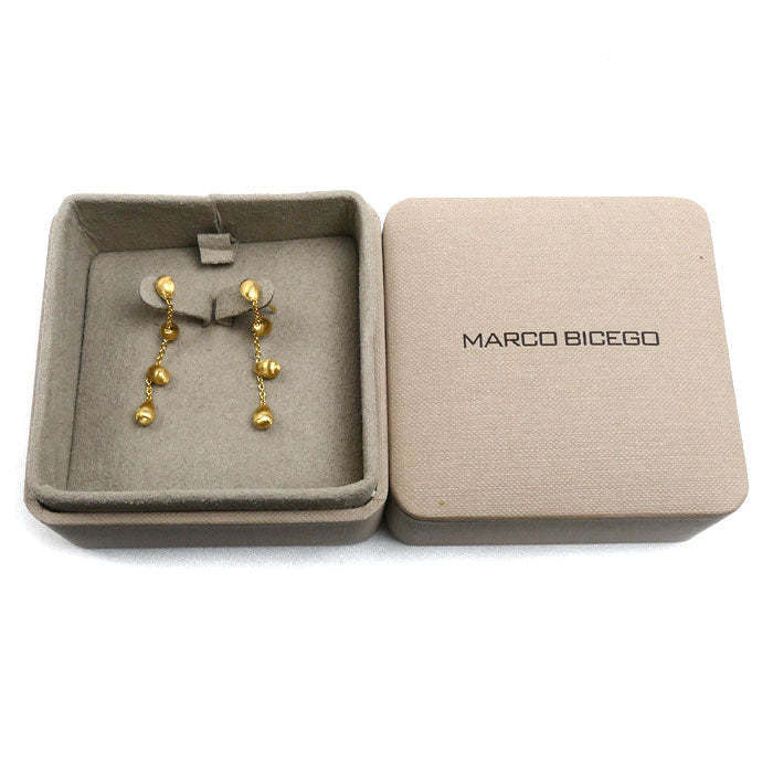 MARCO BICEGO K18YG イエローゴールド マルコ ビチェゴ ピアス 3.2g レディース【中古】