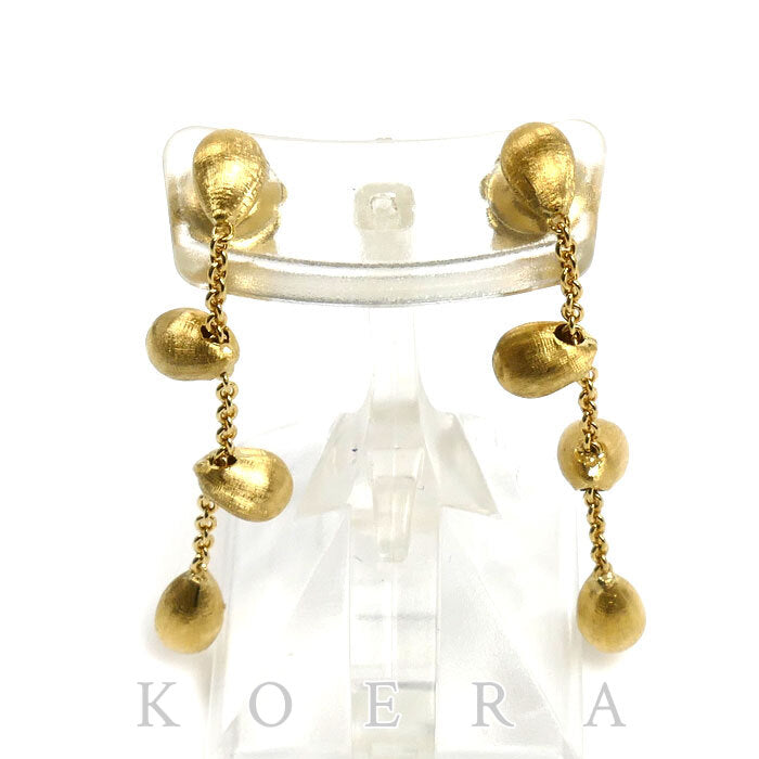 MARCO BICEGO K18YG イエローゴールド マルコ ビチェゴ ピアス 3.2g レディース【中古】