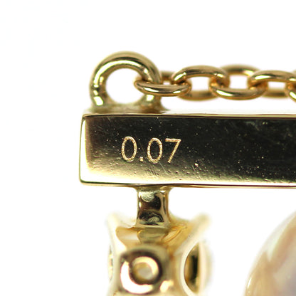 TASAKI タサキ K18YG イエローゴールド プチ バランス パール ネックレス P-16744-18KYG ダイヤモンド0.07ct パール約7.0mm 4.0g 40～45cm レディース【中古】【美品】
