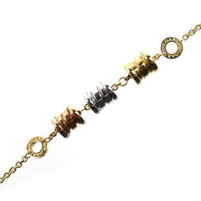 BVLGARI ブルガリ K18YG/PG/WG ビーゼロワン エレメント ブレスレット 10.2g 16/18cm レディース【中古】【美品】