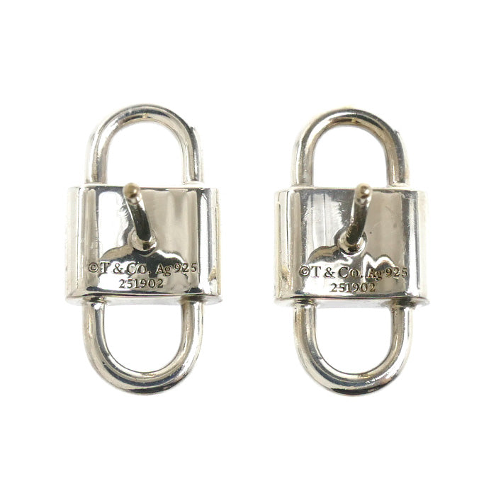 TIFFANY&Co. ティファニー シルバー925 1837スモールダブルロック ピアス 73247683 3.9g レディース【中古】