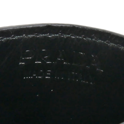 PRADA プラダ ソフトルックス トライアングルロゴ カードケース ブラック 2MC025_2CX7_F0002 メンズ【中古】【美品】
