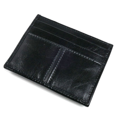 PRADA プラダ ソフトルックス トライアングルロゴ カードケース ブラック 2MC025_2CX7_F0002 メンズ【中古】【美品】