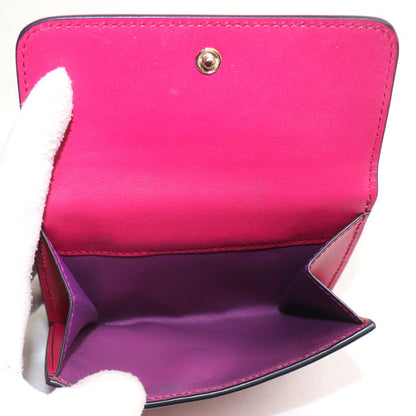 BVLGARI ブルガリ セルペンティ フォーエバー コンパクトウォレット 三つ折り財布 ピンク×パープル 287163 レディース【中古】