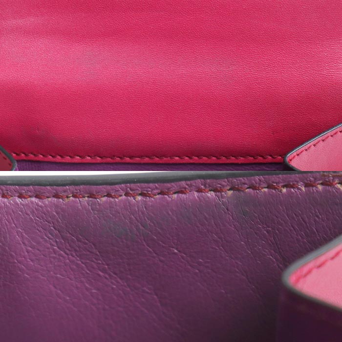 BVLGARI ブルガリ セルペンティ フォーエバー コンパクトウォレット 三つ折り財布 ピンク×パープル 287163 レディース【中古】