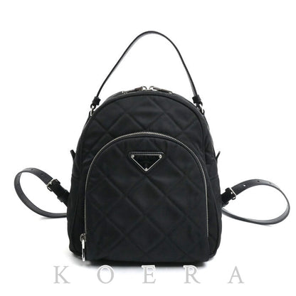 PRADA プラダ テスート インプントゥ リュック・デイパック ブラック 1BZ066 2AS3 F0002 レディース【中古】【美品】