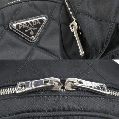 PRADA プラダ テスート インプントゥ リュック・デイパック ブラック 1BZ066 2AS3 F0002 レディース【中古】【美品】