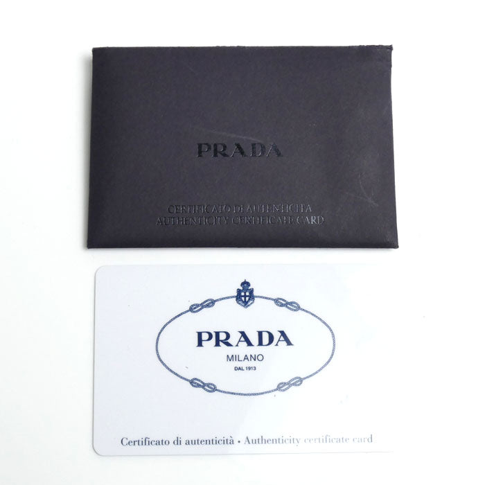 PRADA プラダ テスート インプントゥ リュック・デイパック ブラック 1BZ066 2AS3 F0002 レディース【中古】【美品】