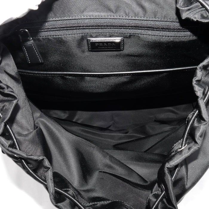 PRADA プラダ テスート Re-Nylon リュック・デイパック ブラック 2VZ108 メンズ【中古】【美品】