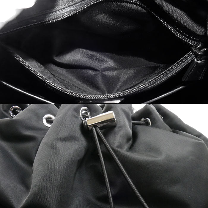 PRADA プラダ テスート Re-Nylon リュック・デイパック ブラック 2VZ108 メンズ【中古】【美品】