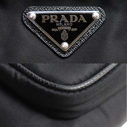 PRADA プラダ テスート Re-Nylon スマートフォンケース ショルダーバッグ ブラック 2ZH155_2DMI_F0002 IC ユニセックス【中古】
