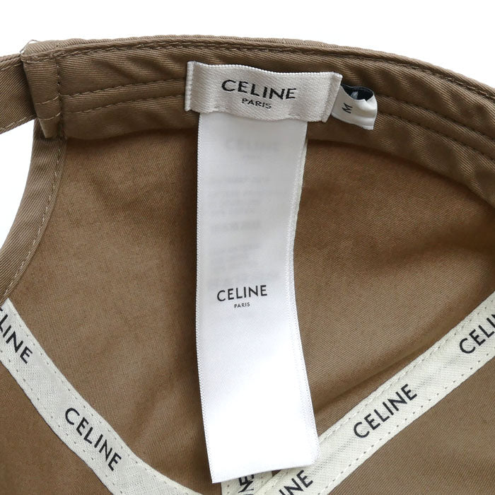 CELINE セリーヌ トリオンフ キャップ ベージュ 2AUT6969P.09RE M ベースボール ユニセックス【中古】【美品】