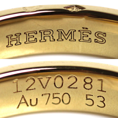 HERMES エルメス K18YG イエローゴールド ヘラクレス リング・指輪 ダイヤモンド 12.5号 53 4.0g レディース【中古】【美品】