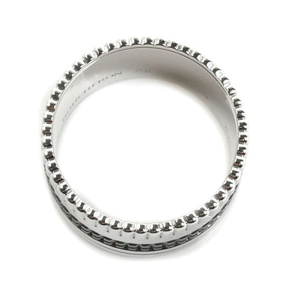 Boucheron ブシュロン K18WG ホワイトゴールド キャトル ブラック ラージ リング・指輪 JRG01789 20号 60 15.0g メンズ【中古】【美品】