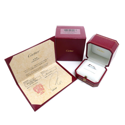 CARTIER カルティエ Pt950プラチナ バレリーナ カーブ ウェディング 3Pダイヤ リング・指輪 B4092951 ダイヤモンド 11号 51 3.3g レディース【中古】【美品】