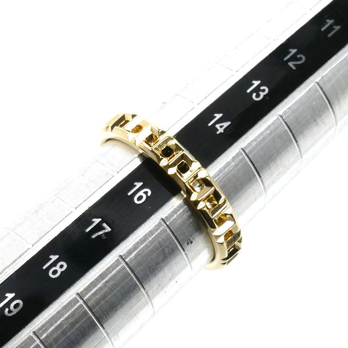 TIFFANY&Co. ティファニー K18YG イエローゴールド Tトゥルー ナロー リング・指輪 15号 3.7g レディース【中古】