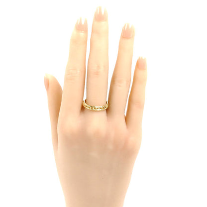 TIFFANY&Co. ティファニー K18YG イエローゴールド Tトゥルー ナロー リング・指輪 15号 3.7g レディース【中古】