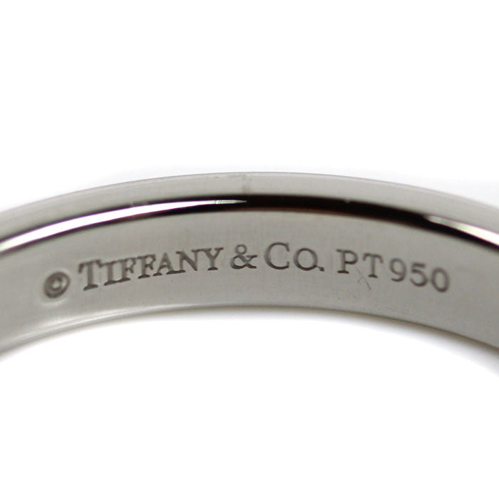 TIFFANY&Co. ティファニー Pt950プラチナ 3ロウ バンド リング・指輪 17.5号 4.9g レディース【中古】【美品】