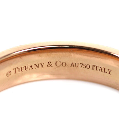 TIFFANY&Co. ティファニー K18PG ピンクゴールド T TWOナロー リング・指輪 ダイヤモンド 21号 6.2g レディース【中古】