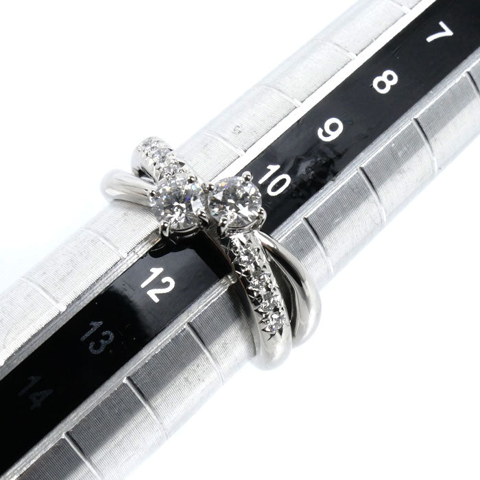 TASAKI タサキ Pt900プラチナ リング・指輪 ダイヤモンド0.52ct 11号 7.8g レディース【中古】【美品】