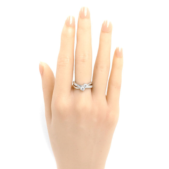TASAKI タサキ Pt900プラチナ リング・指輪 ダイヤモンド0.52ct 11号 7.8g レディース【中古】【美品】