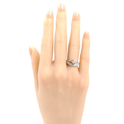 Pt950プラチナ リング・指輪 ダイヤモンド0.21ct/0.23ct 9号 3.7g レディース【中古】