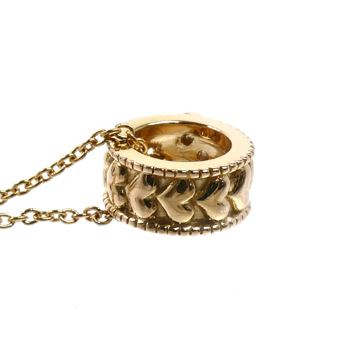 STAR JEWELRY スタージュエリー K18YG イエローゴールド ネックレス ダイヤモンド0.03ct 2.5g 40cm レディース【中古】