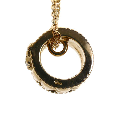 STAR JEWELRY スタージュエリー K18YG イエローゴールド ネックレス ダイヤモンド0.03ct 2.5g 40cm レディース【中古】