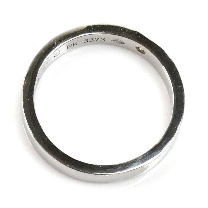 CARTIER カルティエ Pt950プラチナ ウェディング 1Pダイヤ リング・指輪 B4051347 ダイヤモンド 7号 47 4.2g レディース【中古】