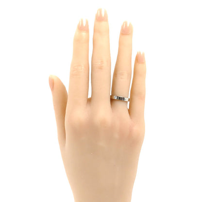 CARTIER カルティエ Pt950プラチナ ウェディング 1Pダイヤ リング・指輪 B4051347 ダイヤモンド 7号 47 4.2g レディース【中古】