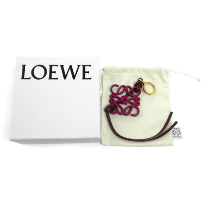 LOEWE ロエベ GP 本革 アナグラム チャーム C621232XDB レディース【中古】【美品】