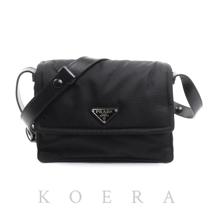 PRADA プラダ Re-Nylon ショルダーバッグ ブラック 1BD313_RDLN_F0002313 ICチップ レディース【中古】【美品】