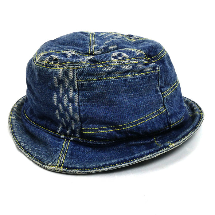 LOUIS VUITTON ルイ・ヴィトン ボネ・ダミエジャイアント ハット ウェーブモノグラム ブルー MP2733 NX0230 58 ユニセックス【中古】
