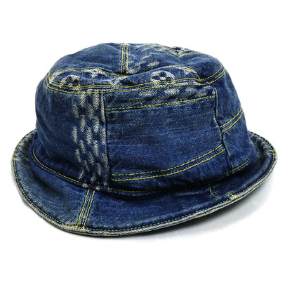 LOUIS VUITTON ルイ・ヴィトン ボネ・ダミエジャイアント ハット ウェーブモノグラム ブルー MP2733 NX0230 58 ユニセックス【中古】