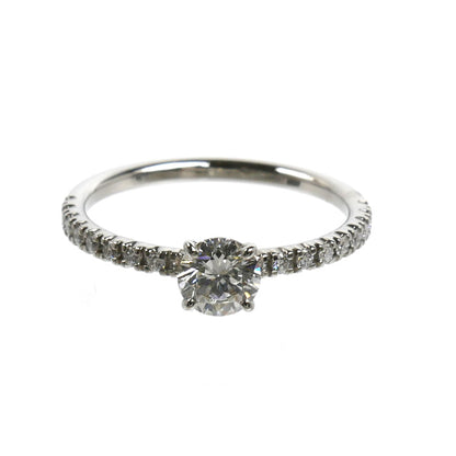 CARTIER カルティエ Pt950プラチナ エタンセル ドゥ カルティエ ハーフエタニティ リング・指輪 ダイヤモンド0.31ct 6号 46 1.7g レディース【中古】【美品】
