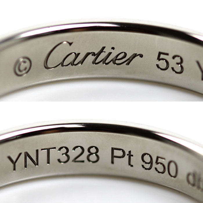 CARTIER カルティエ Pt950プラチナ 1895 ウェディングリング リング・指輪 B4036753 12.5号 53 6.4g レディース【中古】