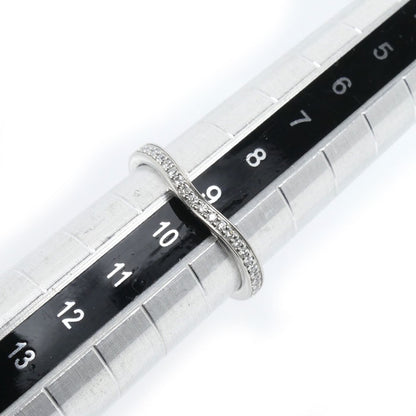 CARTIER カルティエ Pt950プラチナ バレリーナカーブ ハーフエタニティ リング・指輪 B4093049 ダイヤモンド 9号 49 2.9g レディース【中古】【美品】