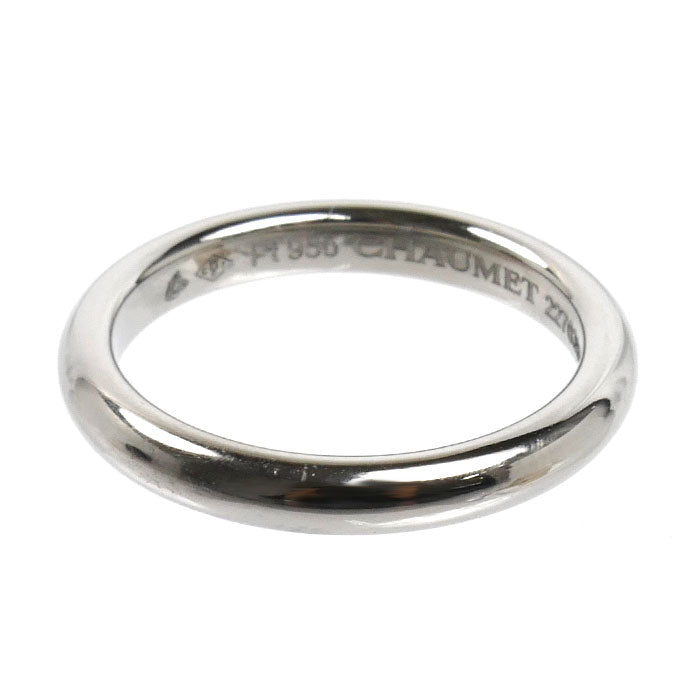 Chaumet ショーメ Pt950プラチナ クラシック マリッジリング エターナル ドゥ ショーメ リング・指輪 ダイヤモンド 14.5号 55 6.8g レディース【中古】