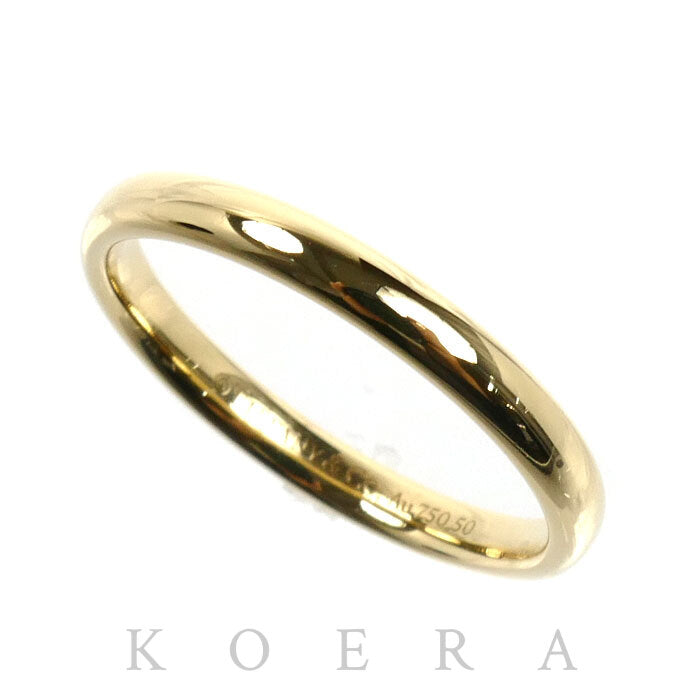 TIFFANY&Co. ティファニー K18YG イエローゴールド クラシックバンド リング・指輪 15号 2.9g メンズ【中古】【美品】