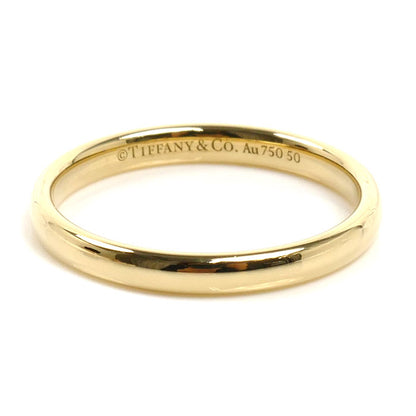 TIFFANY&Co. ティファニー K18YG イエローゴールド クラシックバンド リング・指輪 15号 2.9g メンズ【中古】【美品】