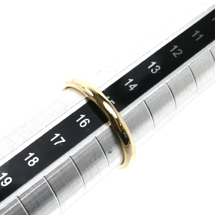 TIFFANY&Co. ティファニー K18YG イエローゴールド クラシックバンド リング・指輪 15号 2.9g メンズ【中古】【美品】