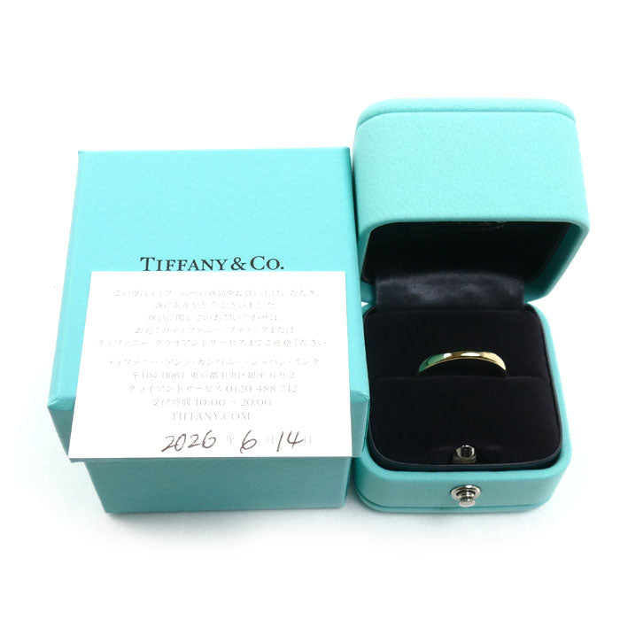 TIFFANY&Co. ティファニー K18YG イエローゴールド クラシックバンド リング・指輪 15号 2.9g メンズ【中古】【美品】