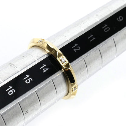 TIFFANY&Co. ティファニー K18YG イエローゴールド トゥルーバンド ダイヤ リング・指輪 ダイヤモンド 13号 3.3g レディース【中古】【美品】