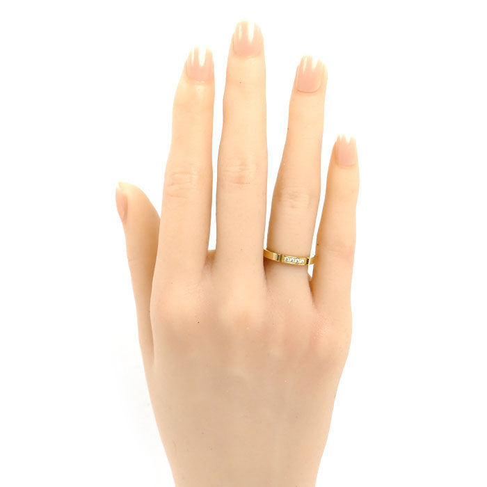 CARTIER カルティエ K18YG イエローゴールド マイヨンパンテール 4P ダイヤ リング・指輪 B4080347 ダイヤモンド 7号 47 3.8g レディース【中古】