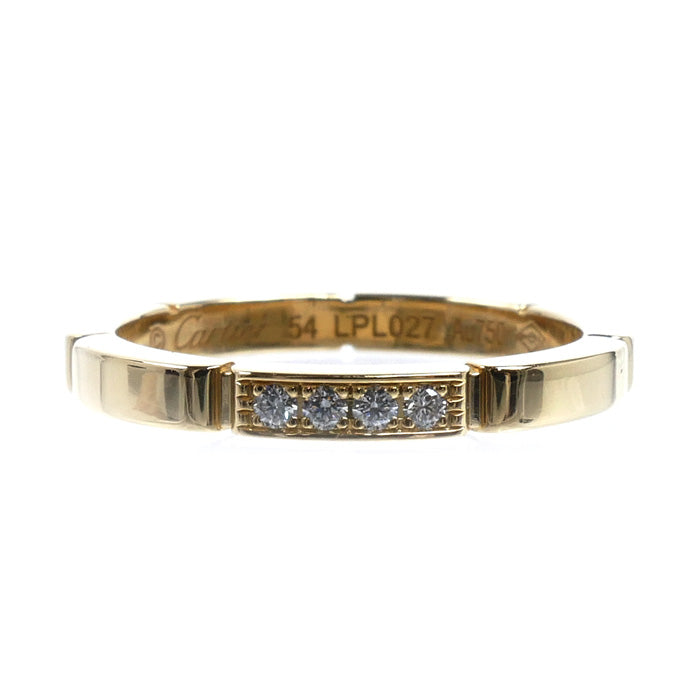 CARTIER カルティエ K18YG イエローゴールド マイヨンパンテール 4P ダイヤ リング・指輪 B4080354 ダイヤモンド 13.5号 54 4.1g レディース【中古】【美品】