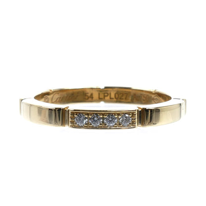 CARTIER カルティエ K18YG イエローゴールド マイヨンパンテール 4P ダイヤ リング・指輪 B4080354 ダイヤモンド 13.5号 54 4.1g レディース【中古】【美品】