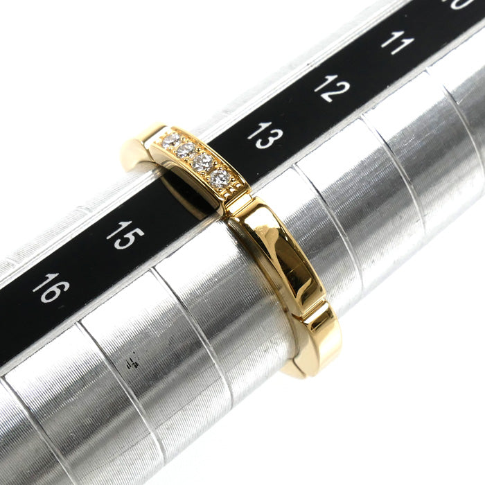 CARTIER カルティエ K18YG イエローゴールド マイヨンパンテール 4P ダイヤ リング・指輪 B4080354 ダイヤモンド 13.5号 54 4.1g レディース【中古】【美品】